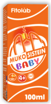 MUKOSİSTEİN BABY  (Quru və yaş öskürək əleyhinə vasitə) 100 ml şərbət